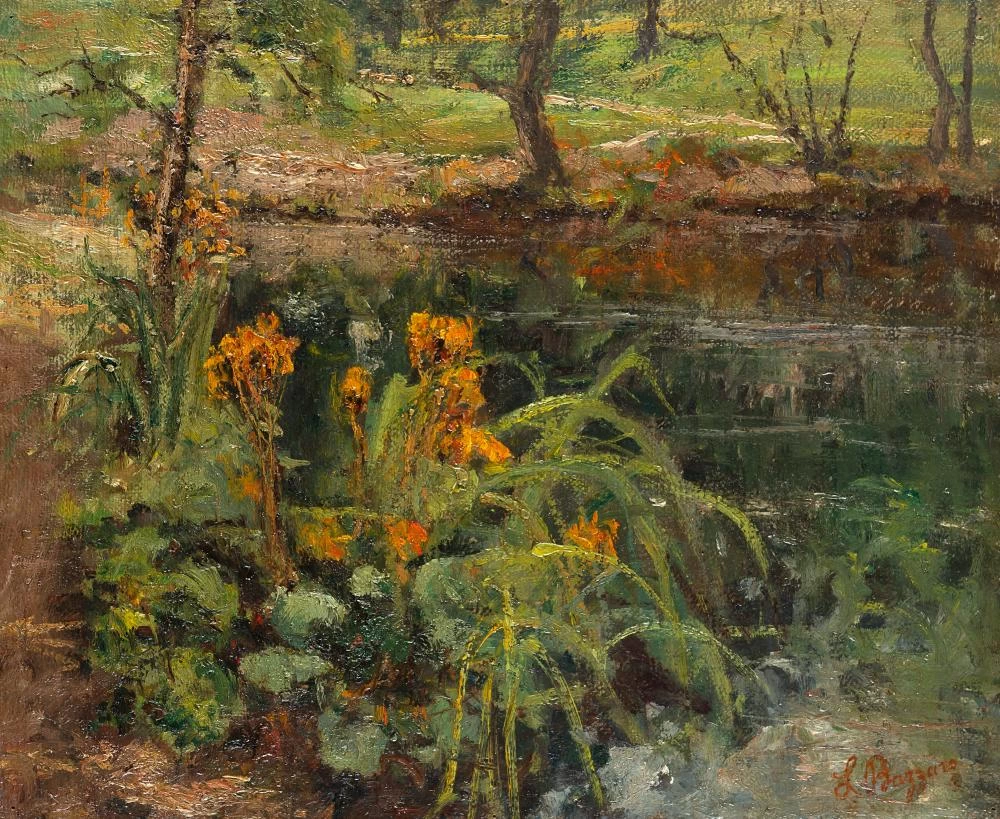 Fiori nel lago